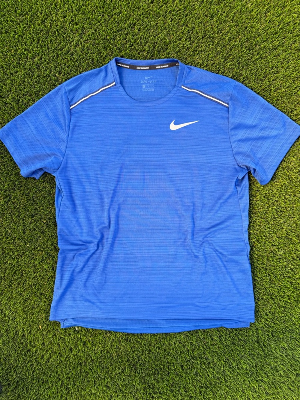 Nike Men’s Blue Dri-FIT Short Sleeve Crew Shirt